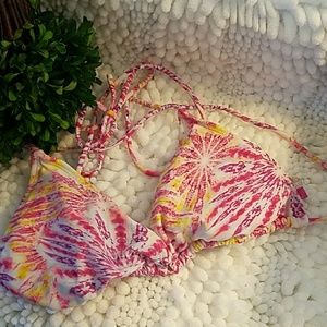 Tie dye bikini top